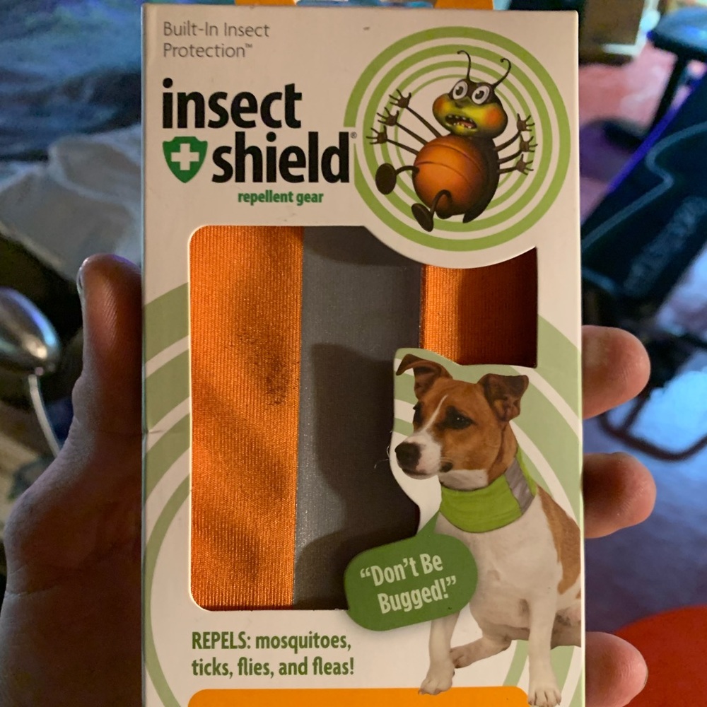 Insect Shield Small Dog Neck Gaiter Repels: ticks, fleas, mosquitos and flies